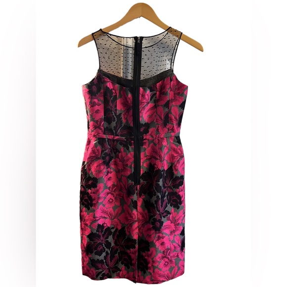 Women’s Rickie Freeman Teri Jon Pink and Black Dress Size 4